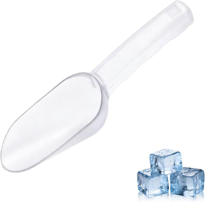 Plastic ice scoop for freezer - 12oz ice scoop BPA-FREE polycarbonate scoop with ergonomic handle, ideal for ice maker,ice cube, ice bucket, coffee beans, popcorn,ice cream, dishwasher safe (1 Pack)M