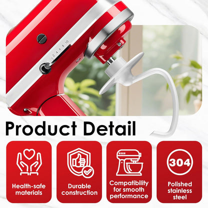 Mixer Attachments for KitchenAid 5QT Tilt-Head Mixer, 3 PCS