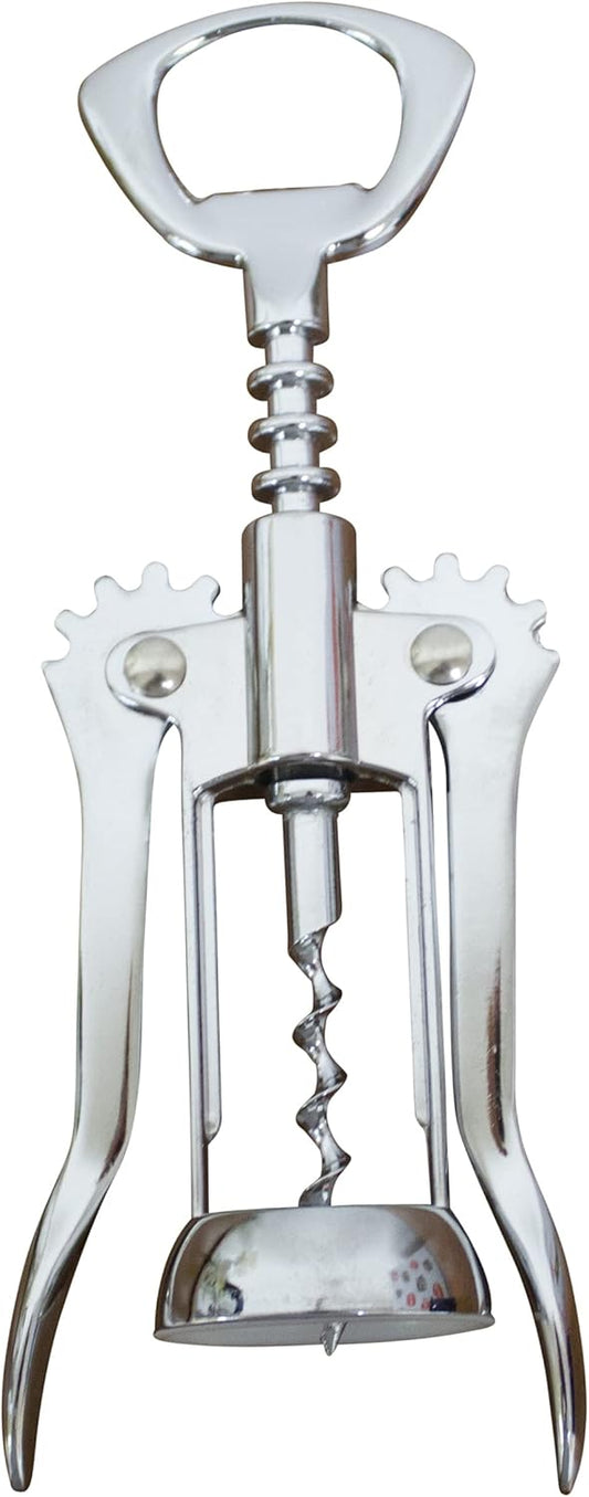 IMUSA USA Winged Corkscrew for Wine and Beer Bottles