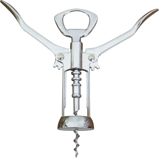 IMUSA USA Winged Corkscrew for Wine and Beer Bottles
