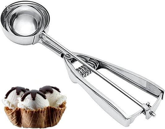 Medium Cookie Scoop, 2.8 Tbsp / 42 ml / 1.4 oz,2 inches / 5 CM Ball, 18/8 Stainless Steel,Secondary Polishing, Ice Cream Scoop,Dough Scoop Cupcake Scoop Melon Baller.