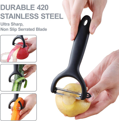 SupMaKin Safe Mandoline Slicer for Kitchen,Adjustable Potato Slicer 1-8 mm