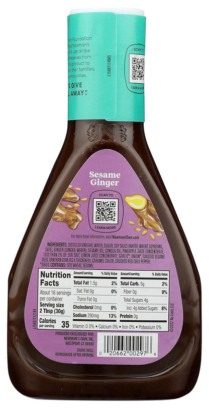 Sesame Ginger Salad Dressing, 16 oz