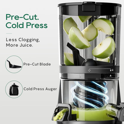 3-in-1 Cold Press Juicer C16, Makes Juice & Sorbet & Nut Milk