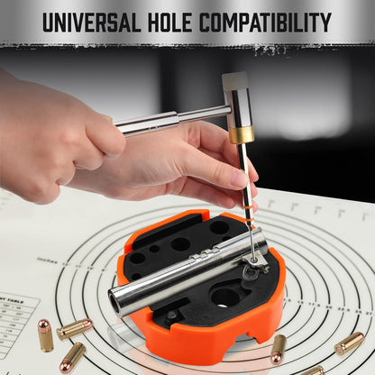 23-Piece Punch Set Roll Pin Punch Set and Hammer with Bench Block, Punch Tool Ideal for Maintenance