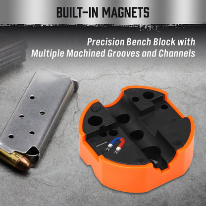 23-Piece Punch Set Roll Pin Punch Set and Hammer with Bench Block, Punch Tool Ideal for Maintenance