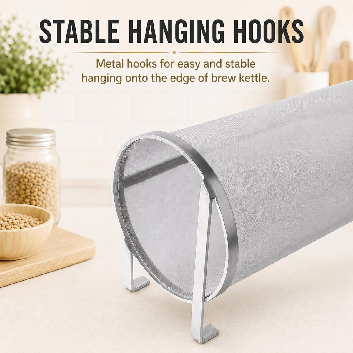 4×10 Inch Hop Spider Filter 300 Micron Stainless Steel