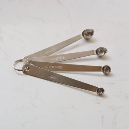 1Pack Mini Measuring Spoon Set of 4, Small Teaspoon for Tiny Measurement