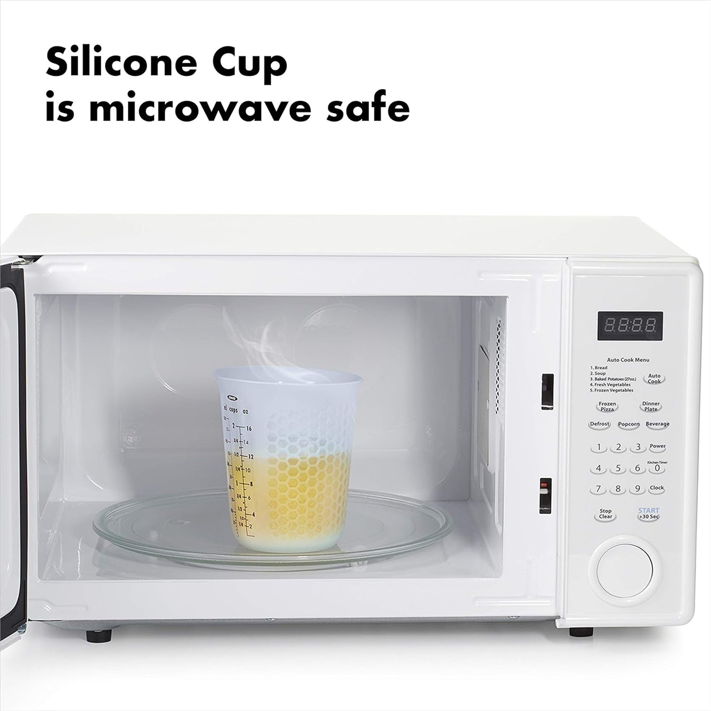 Good Grips 2-Cup Squeeze & Pour Silicone Measuring Cup with Stay-Cool Pattern