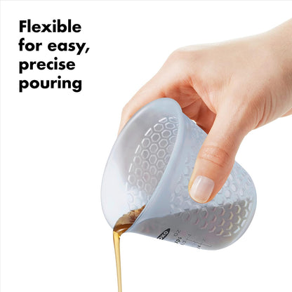 Good Grips 2-Cup Squeeze & Pour Silicone Measuring Cup with Stay-Cool Pattern