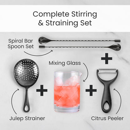Citrus Peeler, Stainless Steel Fruit Peeler, Silver Finish | Comfortable Grip Peeling Tool, For Oranges, Lemons, Limes, Cocktail Twist Garnish, Kitchen Essential, Bar Tool, Bar Favorite