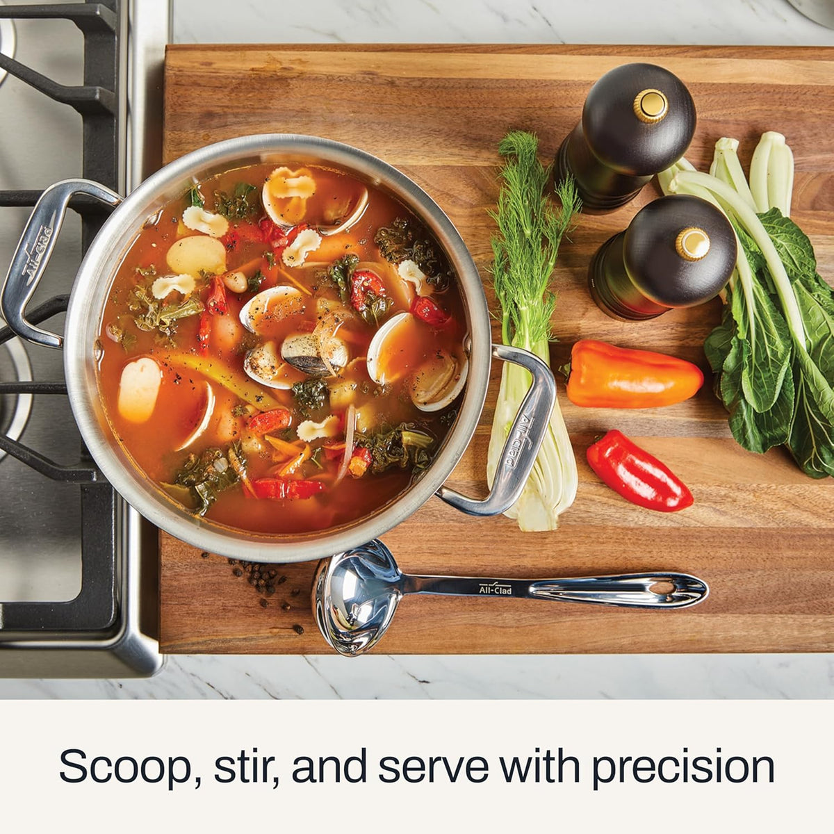 Specialty Stainless Steel Kitchen Gadgets Soup Ladle Kitchen Tools, Kitchen Hacks Silver