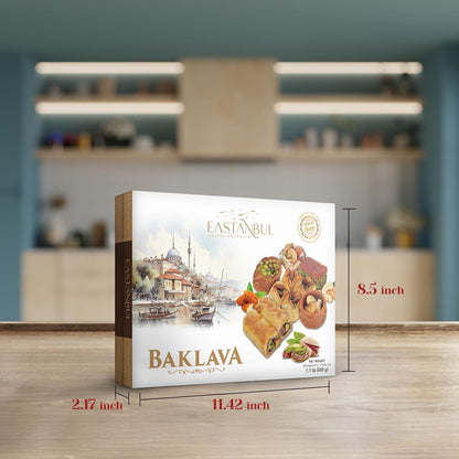 Baklava, Baklava Pastry, Baklava Gift Box, Dulces Arabes, 1.1lb