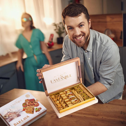 Baklava, Baklava Pastry, Baklava Gift Box, Dulces Arabes, 1.1lb