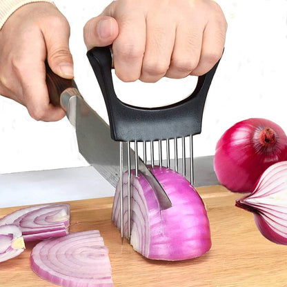 5-Blade Herb Scissors, Kitchen Shears, Seafood Scissors, Onion Holder Slicer and Potato Crinkle Cutter, Kitchen Gadget Salad Herb Tools 5 Sets