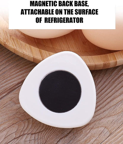 Magnet Egg Piercer for Raw Eggs, with Magnetic Base and Safety Lock, Hard Boiled Egg Peeler, Egg Pricker to Get a Good Hard Boiled Egg