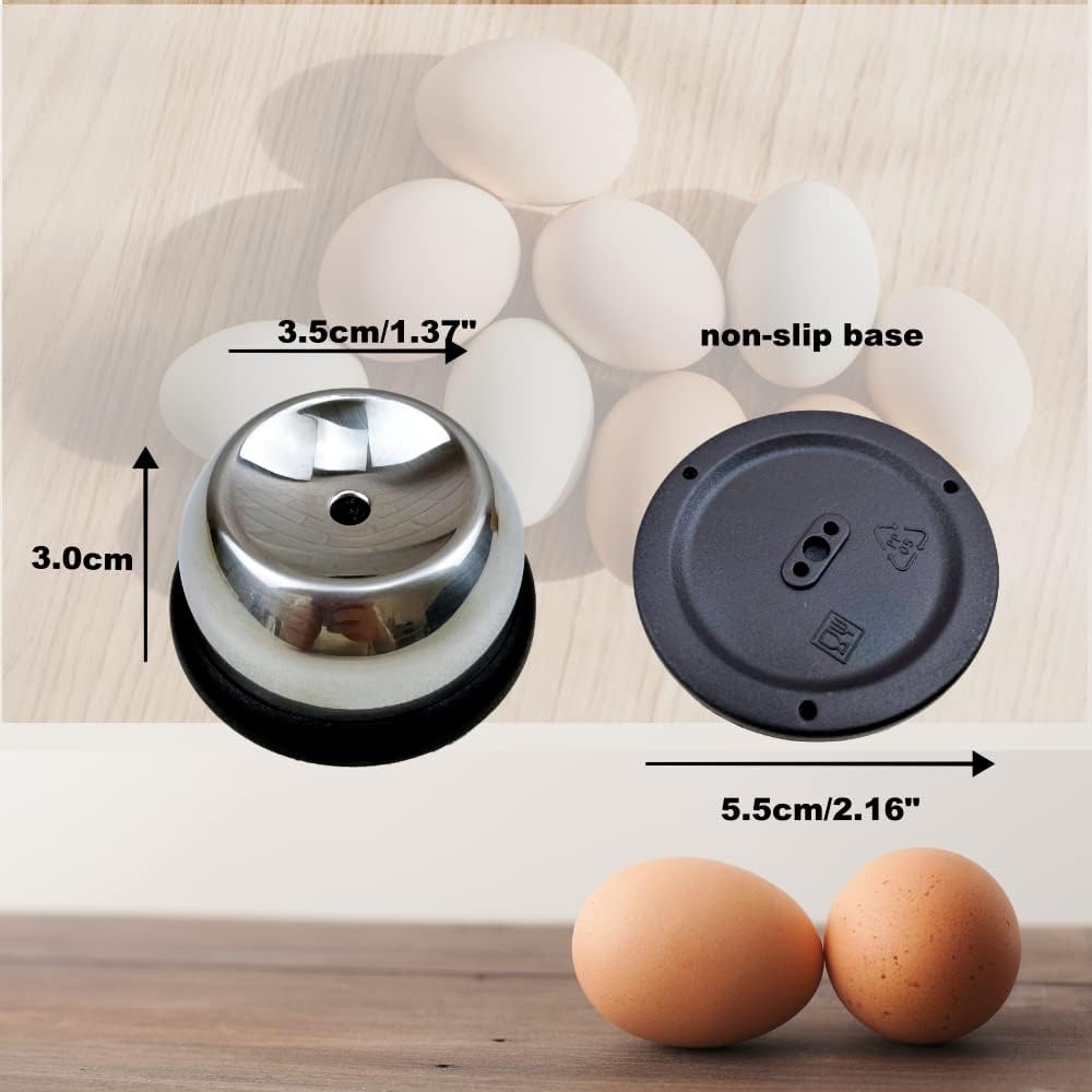 Magnet Egg Piercer for Raw Eggs, with Magnetic Base and Safety Lock, Hard Boiled Egg Peeler, Egg Pricker to Get a Good Hard Boiled Egg
