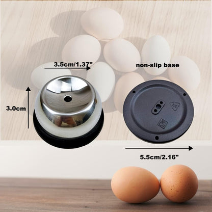 Magnet Egg Piercer for Raw Eggs, with Magnetic Base and Safety Lock, Hard Boiled Egg Peeler, Egg Pricker to Get a Good Hard Boiled Egg