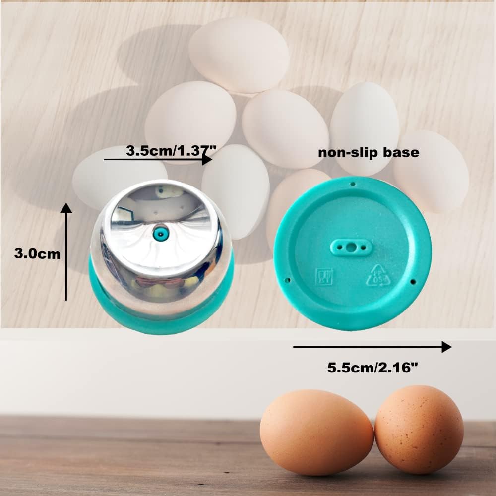 Magnet Egg Piercer for Raw Eggs, with Magnetic Base and Safety Lock, Hard Boiled Egg Peeler, Egg Pricker to Get a Good Hard Boiled Egg