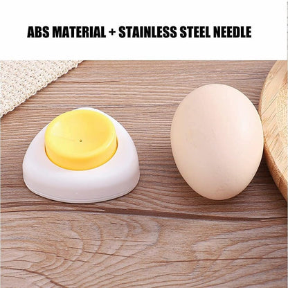 Magnet Egg Piercer for Raw Eggs, with Magnetic Base and Safety Lock, Hard Boiled Egg Peeler, Egg Pricker to Get a Good Hard Boiled Egg