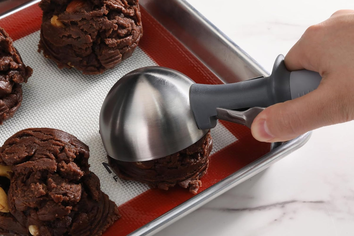 Thumb Press Food Disher/Ice Cream Scoop, #6
