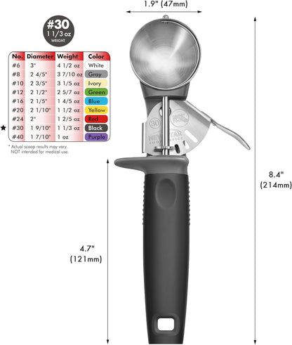Thumb Press Food Disher/Ice Cream Scoop, #6