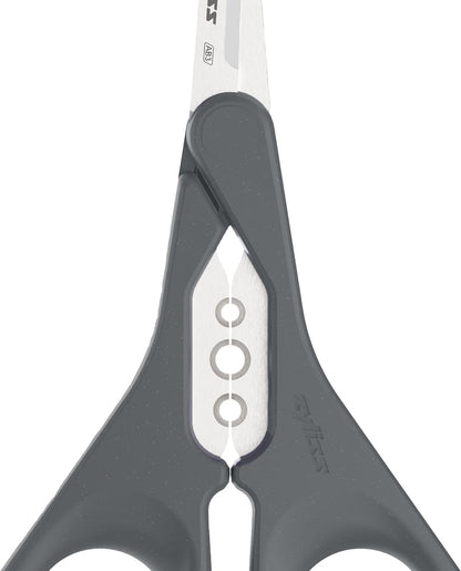 Herb Snippers with Integrated Stem Stripper – Precision Blade Kitchen Scissors for Fresh Herbs, Parsley, Cilantro & Chives – Ergonomic Wheat Straw Handle, Left/Right-Handed, Dishwasher Safe