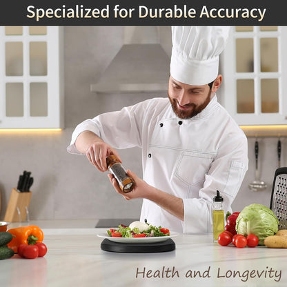 33lb/15kg Digital Food Scale in High Precision 0.1oz/1g, Our Own Kitchen Scale Professional Factory Since 2001, Home and Kitchen Essentials for Cooking and Baking, LED, 3*AAA Batteries, Black