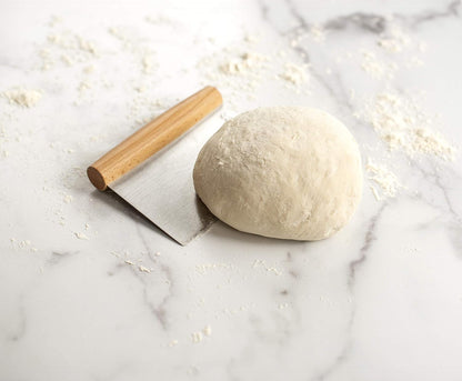 Dough Cutter with Beechwood Grip, Stainless Steel Blade