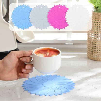 4 Pcs Large Rubber Jar Opener, 6.10 Inch Non Slip, Bright Colors