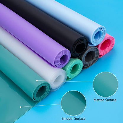 Silicone Mats for Kitchen Counter, Large Silicone Countertop Protector 25" by 17", Nonskid Heat Resistant Desk Saver Pad, Multipurpose Mat, Placemat, Black