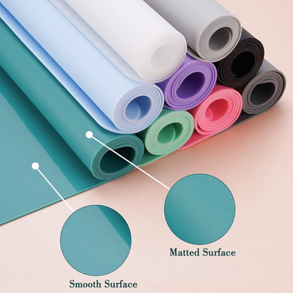 Silicone Mats for Kitchen Counter, Large Silicone Countertop Protector 25" by 17", Nonskid Heat Resistant Desk Saver Pad, Multipurpose Mat, Placemat, Black