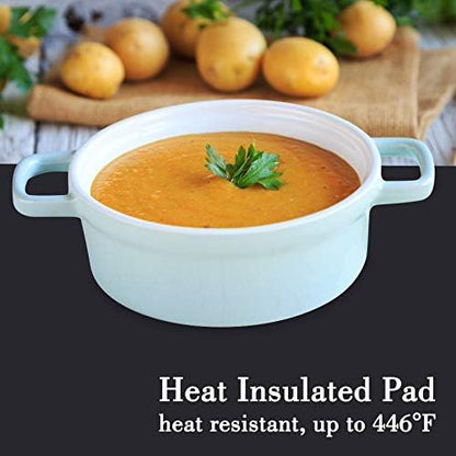 Silicone Mats for Kitchen Counter, Large Silicone Countertop Protector 25" by 17", Nonskid Heat Resistant Desk Saver Pad, Multipurpose Mat, Placemat, Black