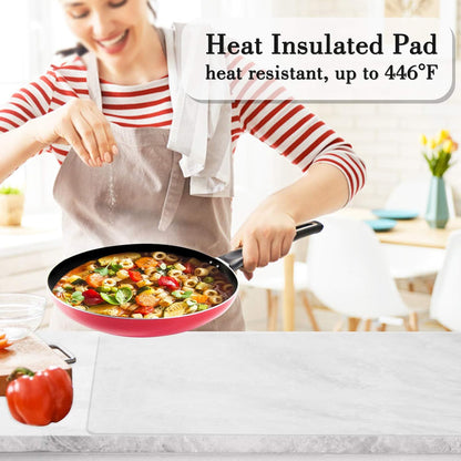 Silicone Mats for Kitchen Counter, Large Silicone Countertop Protector 25" by 17", Nonskid Heat Resistant Desk Saver Pad, Multipurpose Mat, Placemat, Black