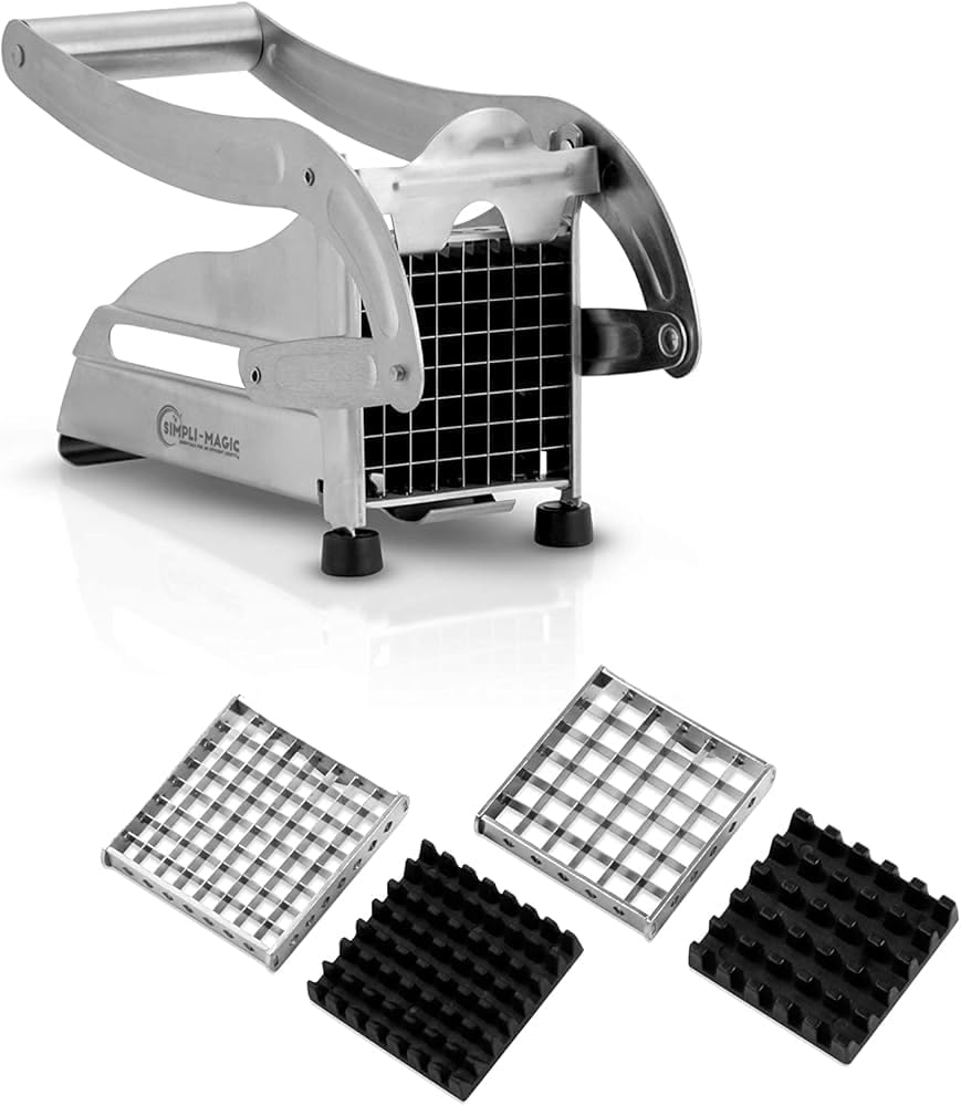 Lightweight French Fry Cutter, Stainless Steel