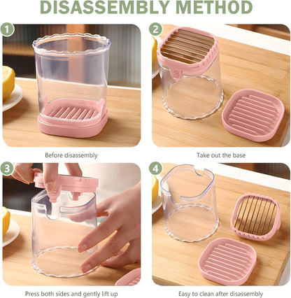 Strawberry Slicer/Cutter/Corer, Strawberry Huller Fruit Leaf Stem Remover Tools,Fruit Cutter, Egg Slicer Kitchen Gadgets, Veggie Strawberry Slicer Tool for Dessert and Cake Decorations (c)
