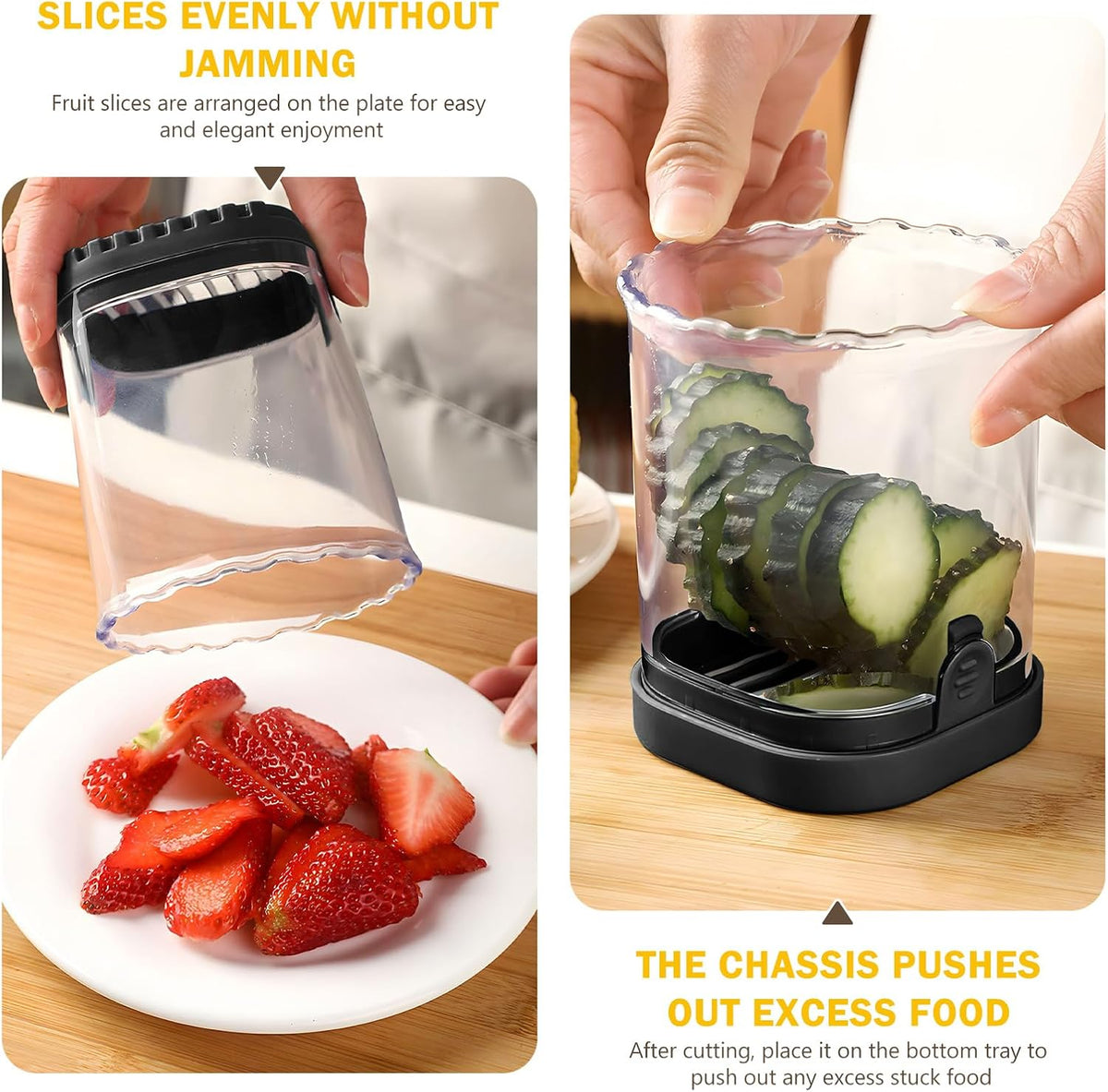 Strawberry Slicer/Cutter/Corer, Strawberry Huller Fruit Leaf Stem Remover Tools,Fruit Cutter, Egg Slicer Kitchen Gadgets, Veggie Strawberry Slicer Tool for Dessert and Cake Decorations (c)