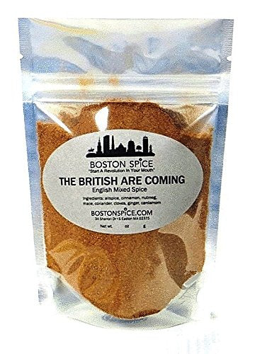 The British Are Coming Handmade English Mixed Spice Pudding Blend Baking Cake Apple Pumpkin Pie Donuts Pastry Dessert Fudge Brownies Add to Protein Shakes Smoothiesw 8oz/227g 2 Cups Spice