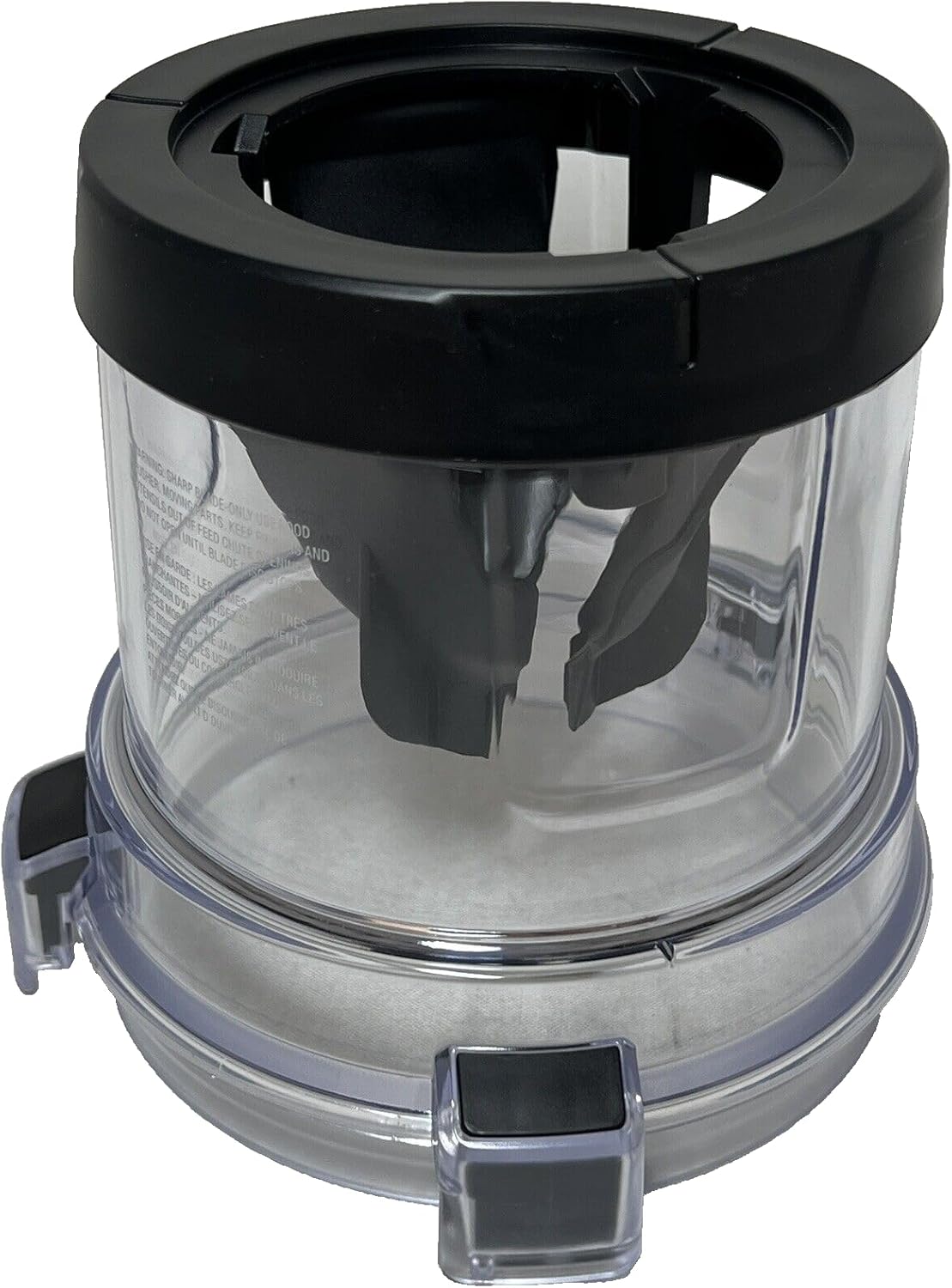 Spiralizer Food Pusher Chute Bowl for Ninja AMZ012BL NN210 NN210C NN210Q 4-in-1 Kitchen System Blender
