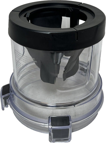 Spiralizer Food Pusher Chute Bowl for Ninja AMZ012BL NN210 NN210C NN210Q 4-in-1 Kitchen System Blender