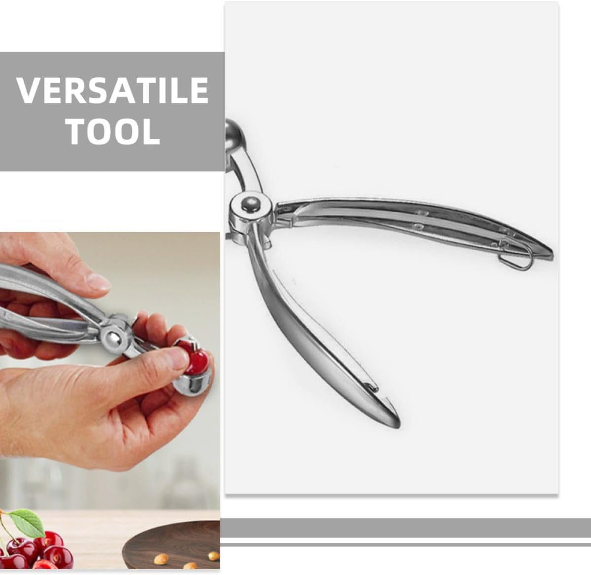 Stainless Steel Cherry Pitter Tool Fruit Pit Remover