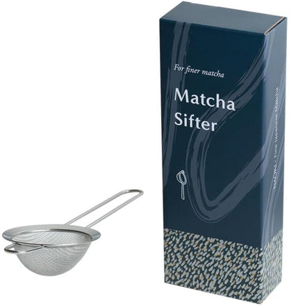 Large Stainless Steel Matcha Tea Sifter with Handle Matcha Set - Eliminate Clumps In Your Matcha Powder For Tastier Tea and Lattes