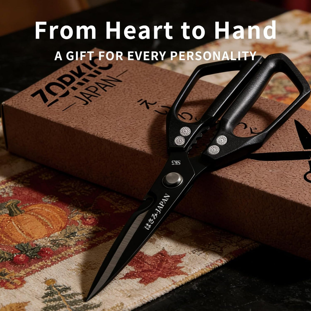 Kitchen Scissors Set 2PCS, Kitchen Shears Heavy Duty Poultry Shear Japan Meat Scissor for Food All Purpose Seafood Meat Cutting Cooking Shears, Chicken Scissors Gifts for Men Women