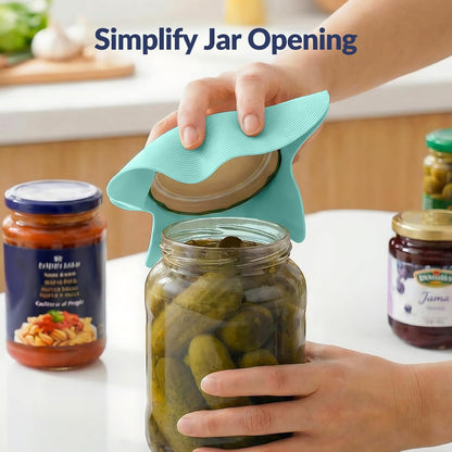 Silicone Jar Opener Gripper Pads, 6 Inch Large Rubber Jar Openers for Seniors with Arthritis & Weak Hands, Food-Grade Non-Slip Bottle Lid Grip, Heat-Resistant Trivet Coaster Mat, Set of 4