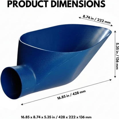 Kilo Bean Scale Scoop, Blue, 1 Kilo / 2.2 lb