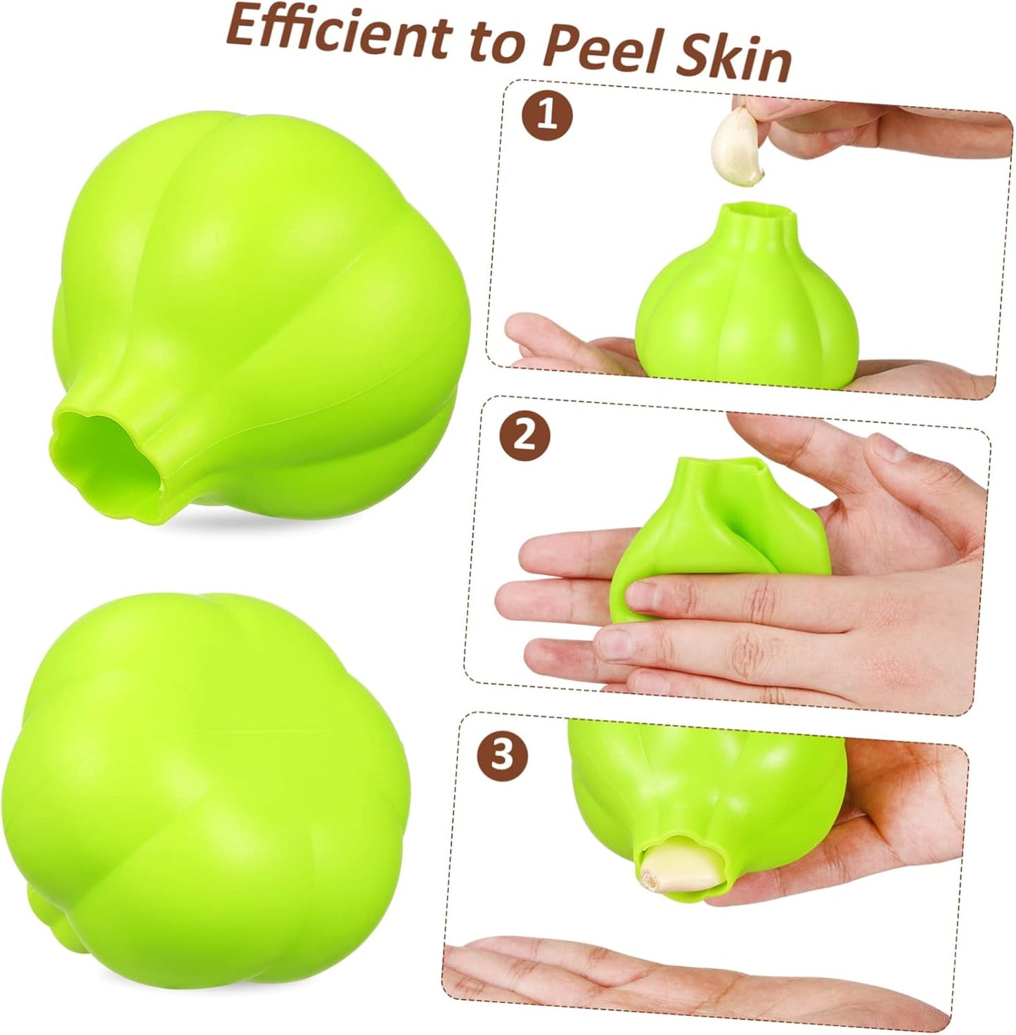 Silicone Garlic Peeler Tube for Garlic Skin Removal Tool to Peel Garlic Fast