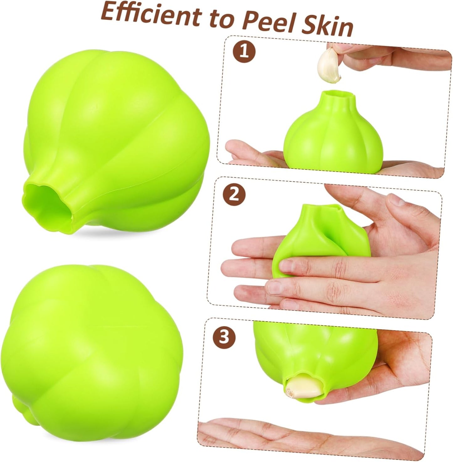 Silicone Garlic Peeler Tube for Garlic Skin Removal Tool to Peel Garlic Fast
