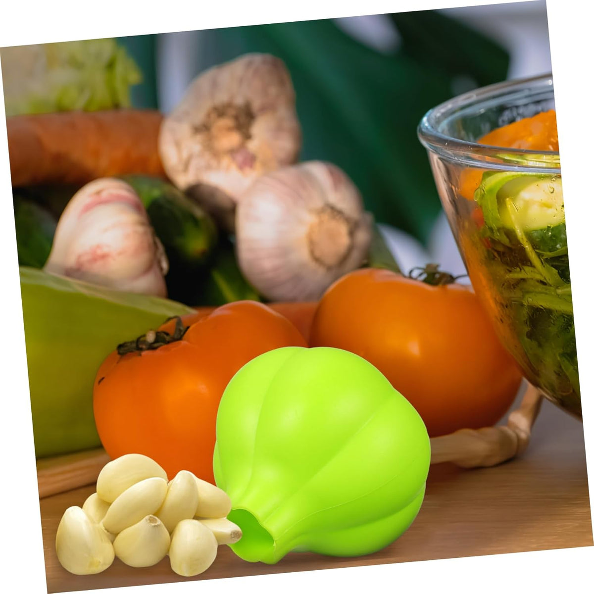 Silicone Garlic Peeler Tube for Garlic Skin Removal Tool to Peel Garlic Fast