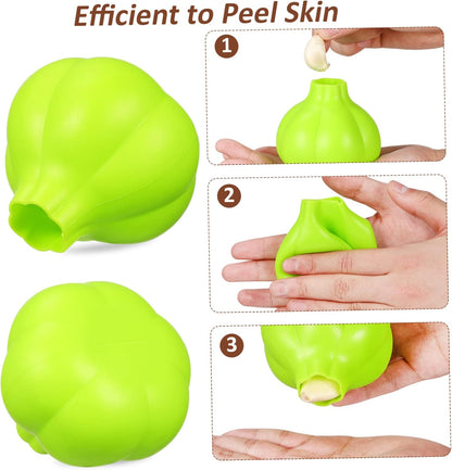 Silicone Garlic Peeler Tube for Garlic Skin Removal Tool to Peel Garlic Fast