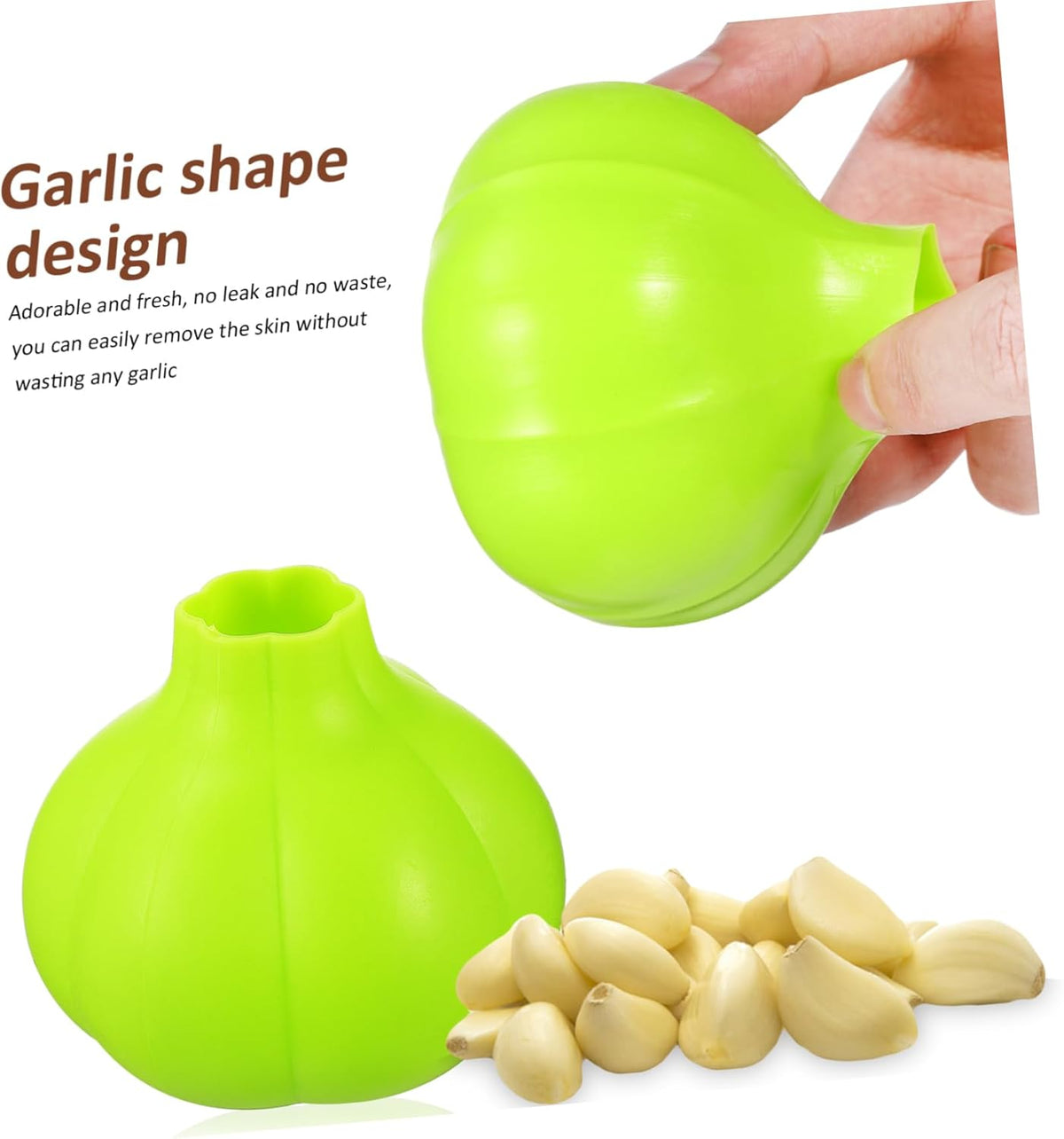 Silicone Garlic Peeler Tube for Garlic Skin Removal Tool to Peel Garlic Fast